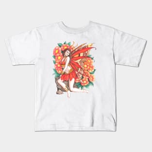 Red Fairy Kids T-Shirt